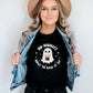 "No Diggity Bout To Bag It Up" Floral Ghost Halloween Teacher T-shirt