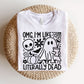 "OMG I'm Like Literally Dead" Square Halloween Teacher T-shirt