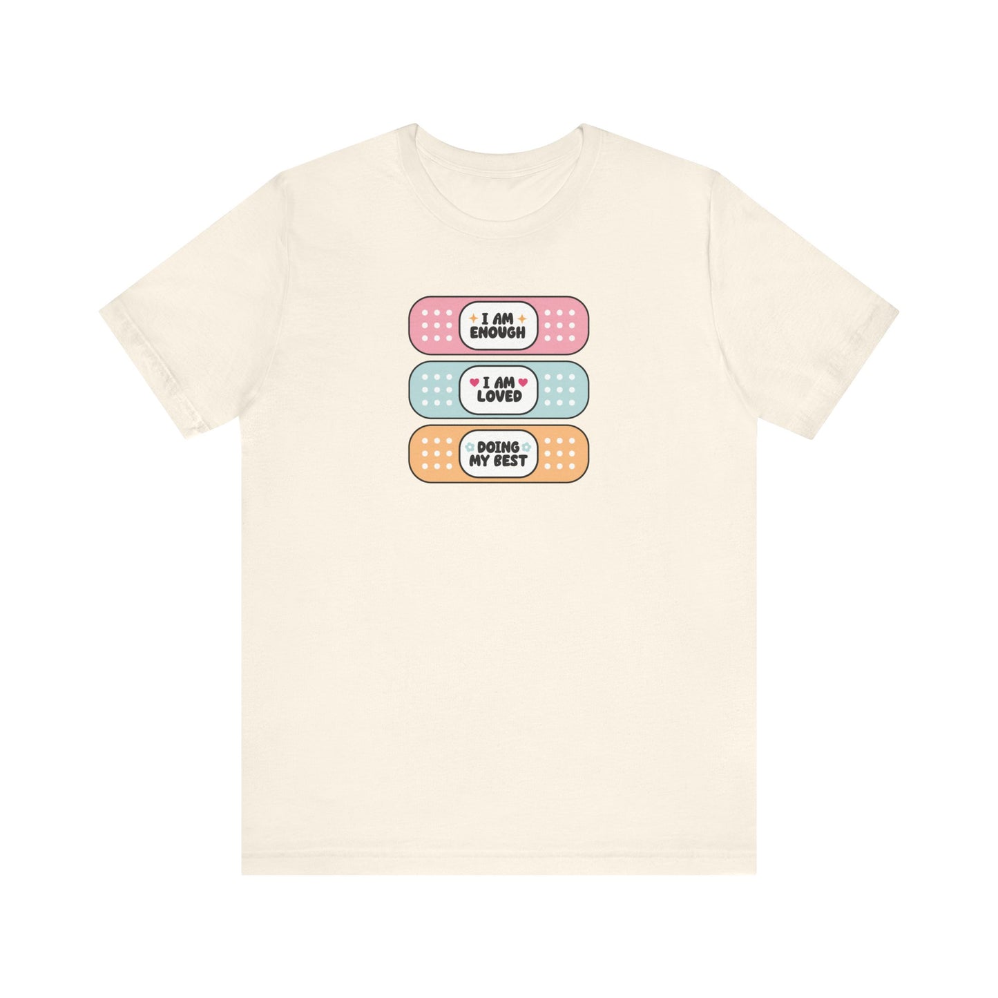 "I Am Enough" Bandage Teacher T-shirt