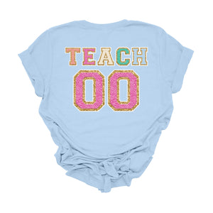 "Varsity Teach Kindergarten" Teacher T-shirt