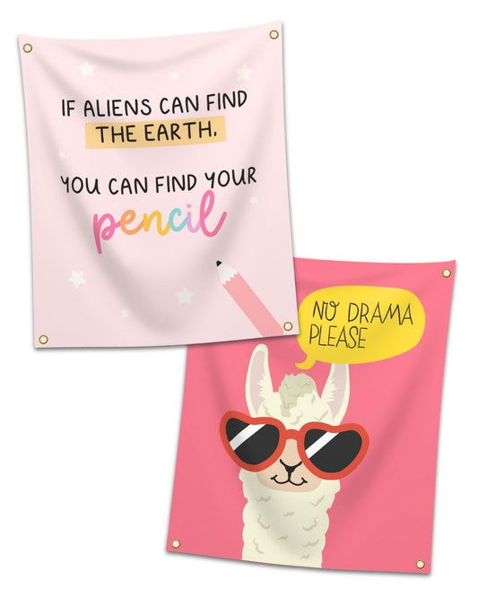 'No Drama Please' Hanging Tapestry