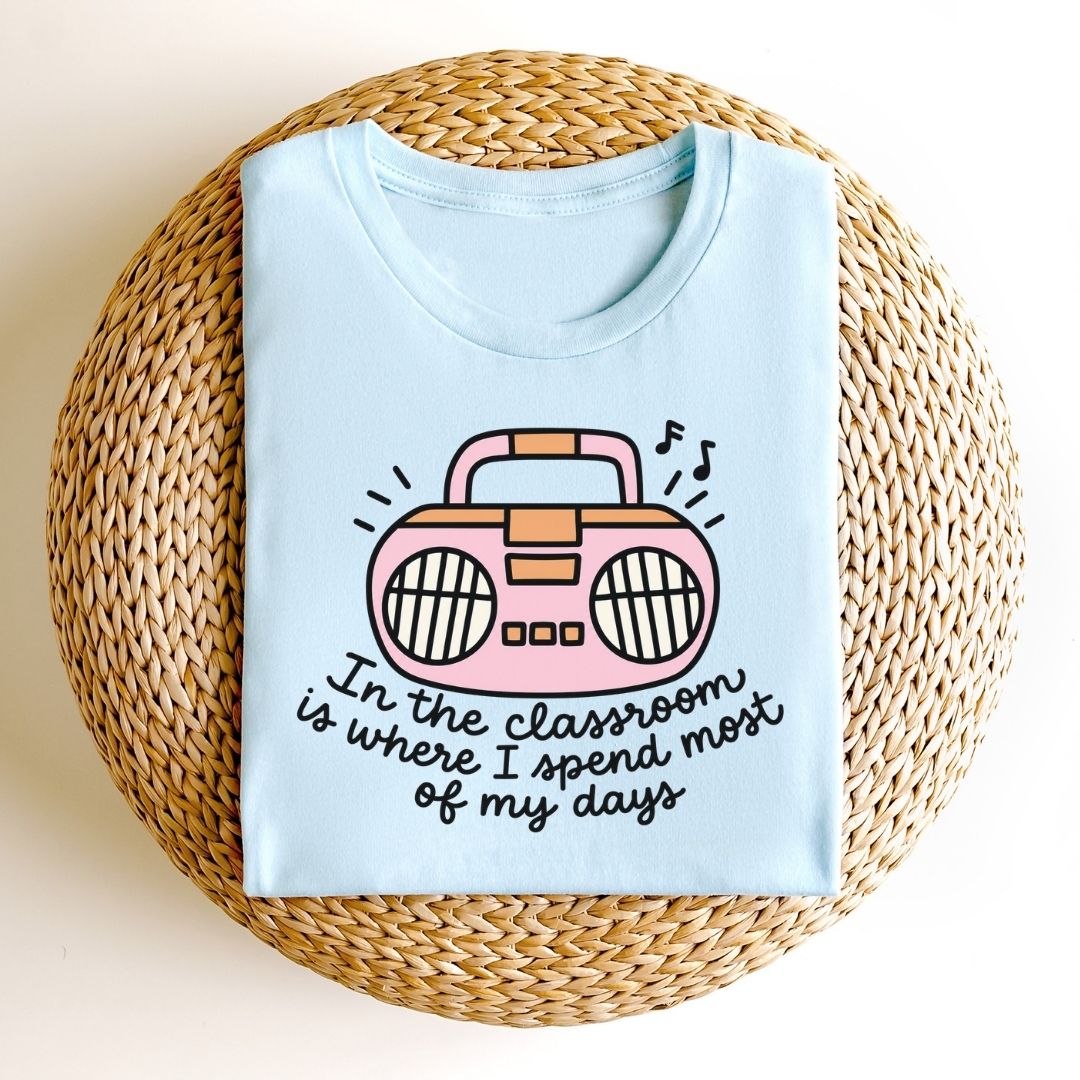 "In the Classroom" Radio Teacher T-shirt