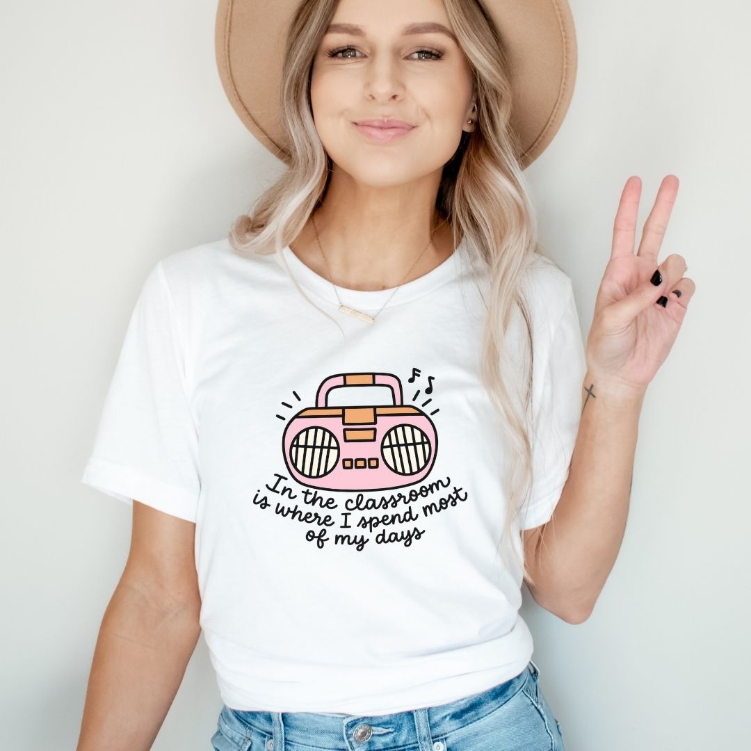 "In the Classroom" Radio Teacher T-shirt