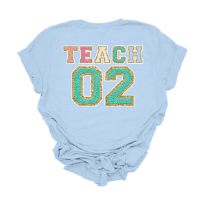 "Varsity Teach Second Grade" Teacher T-shirt