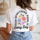 "Find Something Good in Everyday" Back Print Teacher T-shirt