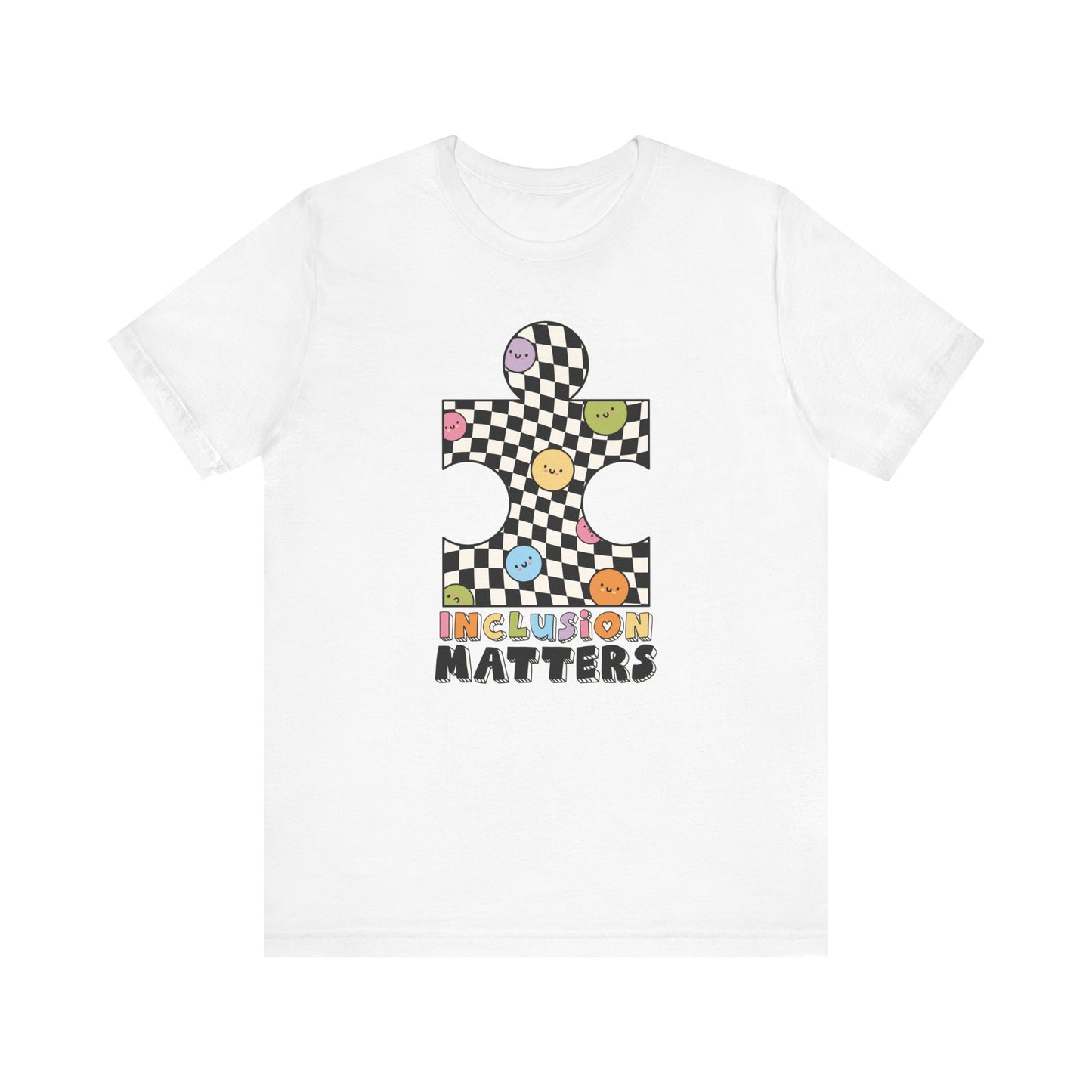 "Inclusion Matters" Puzzle Teacher T-shirt