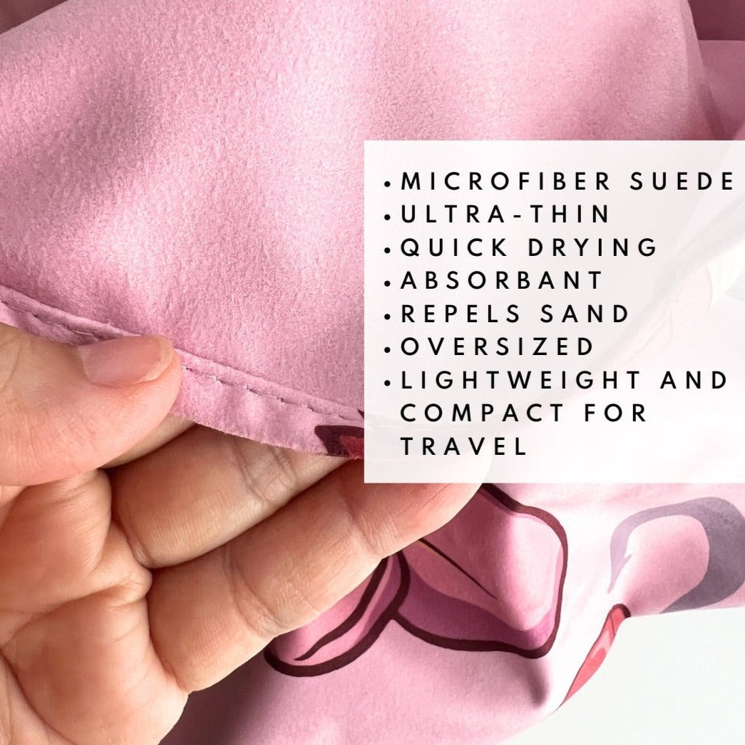 Beach Towel & Scrunchie Set