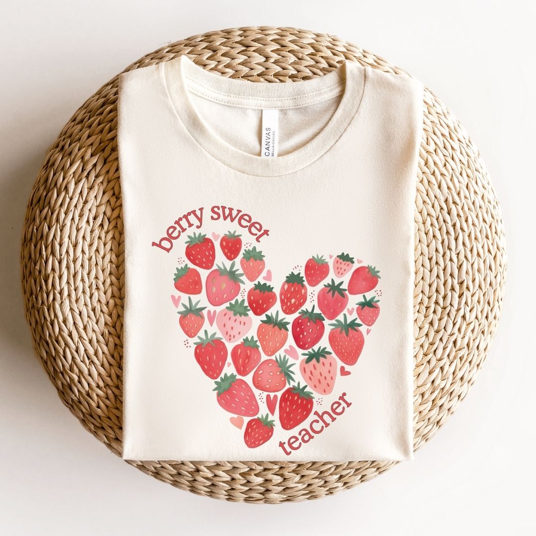 "Berry Sweet Teacher" Teacher T-shirt