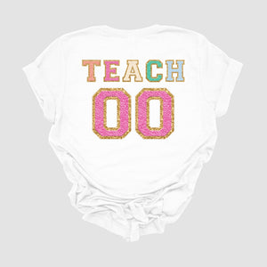 "Varsity Teach Kindergarten" Teacher T-shirt
