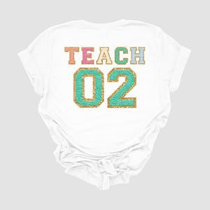 "Varsity Teach Second Grade" Teacher T-shirt