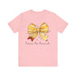"Love to Teach" Pencil Bow Teacher T-shirt