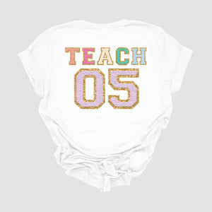 "Varsity Teach Fifth Grade" Teacher T-shirt