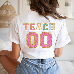 "Varsity Teach Kindergarten" Teacher T-shirt