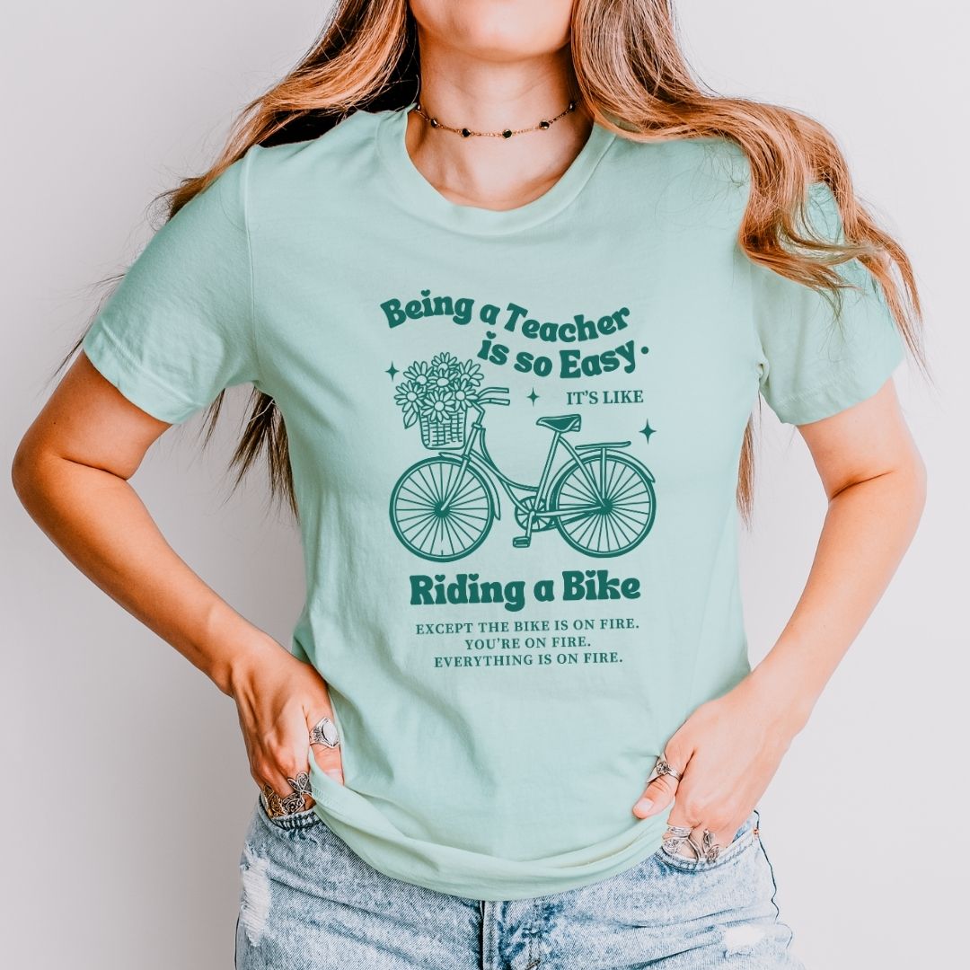 "Being a Teacher is Easy..." Funny Teacher T-shirt
