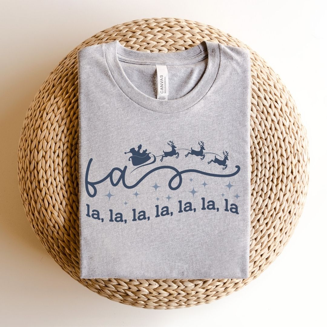 "Fa La La La La" Holiday Teacher T-shirt