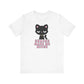 "Snacks Make Me Nicer" Black Cat Teacher T-shirt