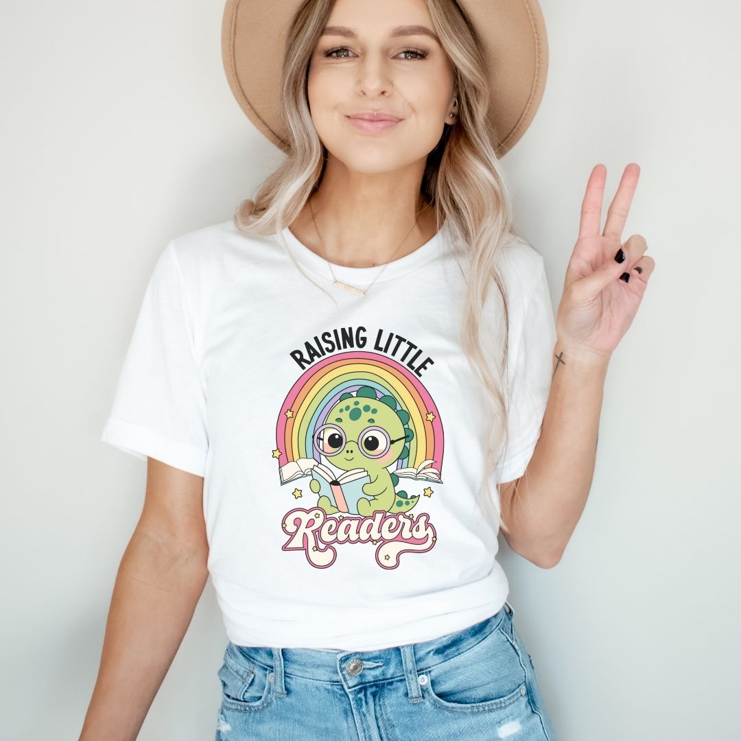 "Raising Little Readers" Teacher T-shirt