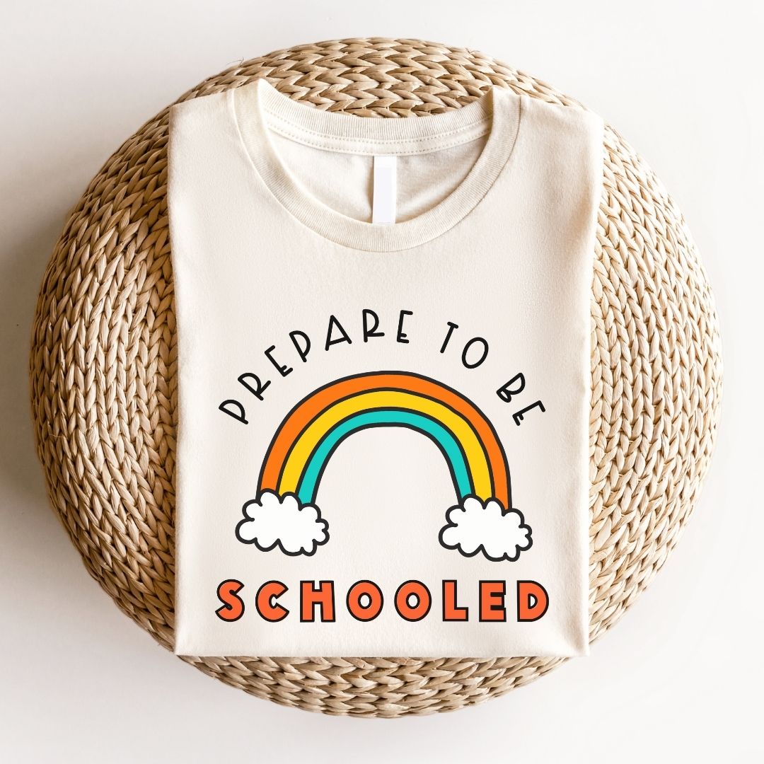 "Prepare to be Schooled" Teacher T-shirt