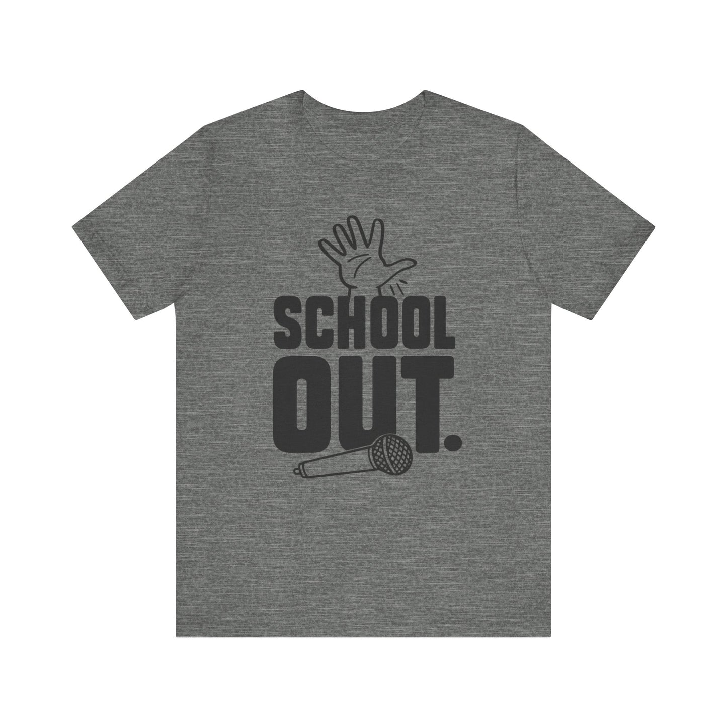 "School Out" Mic Drop Teacher T-shirt