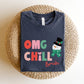 "OMG Chill Bruh" Holiday Teacher T-shirt