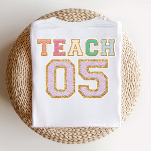 "Varsity Teach Fifth Grade" Teacher T-shirt