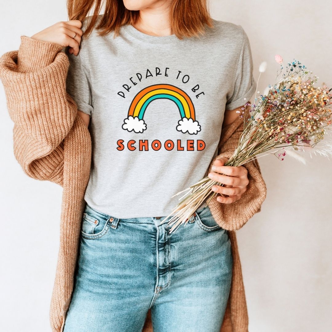 "Prepare to be Schooled" Teacher T-shirt