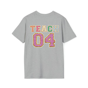 "Varsity Teach Fourth Grade" Teacher T-shirt