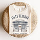 "Salty Teacher Beach Club" Beach Chairs Teacher T-shirt