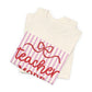 "Teacher Mode Off" Striped Teacher T-shirt
