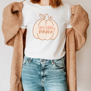 "Hey There Pumpkin" Teacher T-shirt