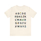 "STEAM Alphabet" Science Teacher T-shirt