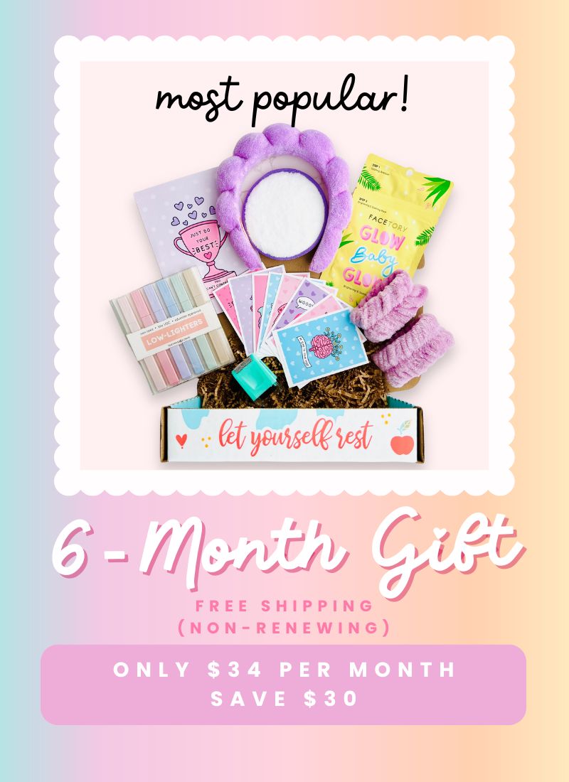 6 Month Prepay; Gift Subscription - Teacher Care Crate - 