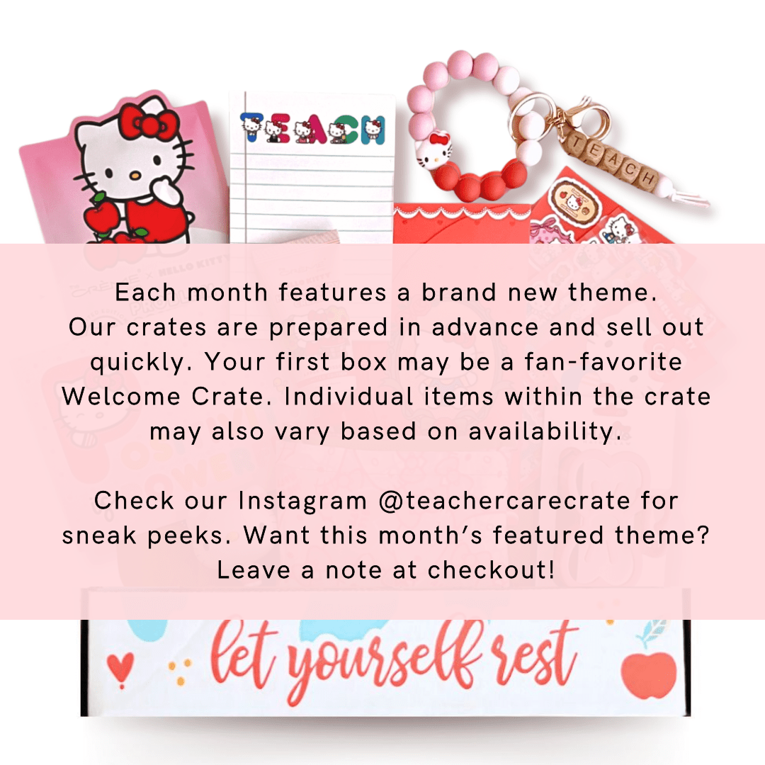 6 Month Prepay; Gift Subscription - Teacher Care Crate - 