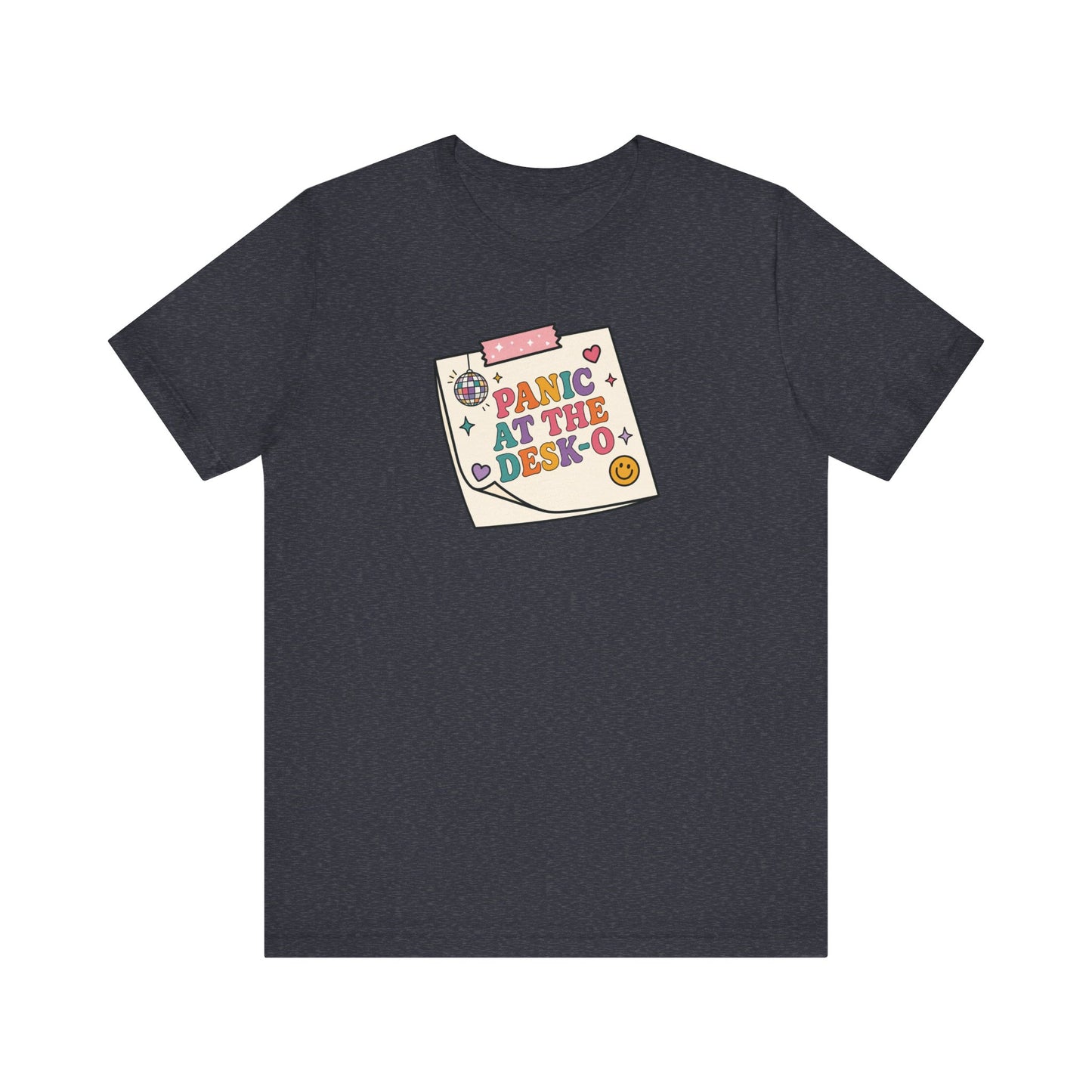 "Panic at The Desk-o" Funny Teacher T-shirt