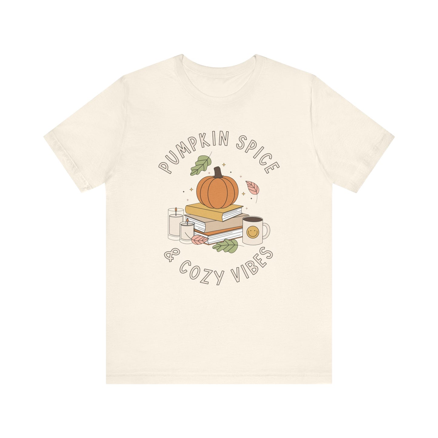 "Pumpkin Spice & Cozy Vibes" Teacher T-shirt