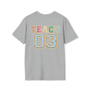 "Varsity Teach Third Grade" Teacher T-shirt