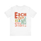 "Each Day is a New Start" Teacher T-shirt