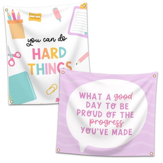 'You Can Do Hard Things' Hanging Tapestry