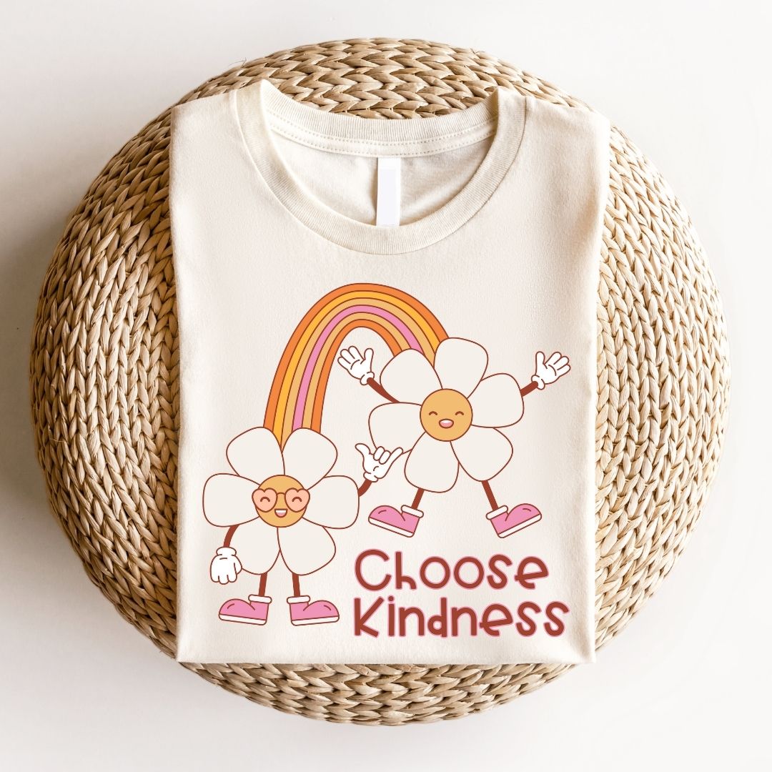 "Choose Kindness" Rainbow Teacher T-shirt