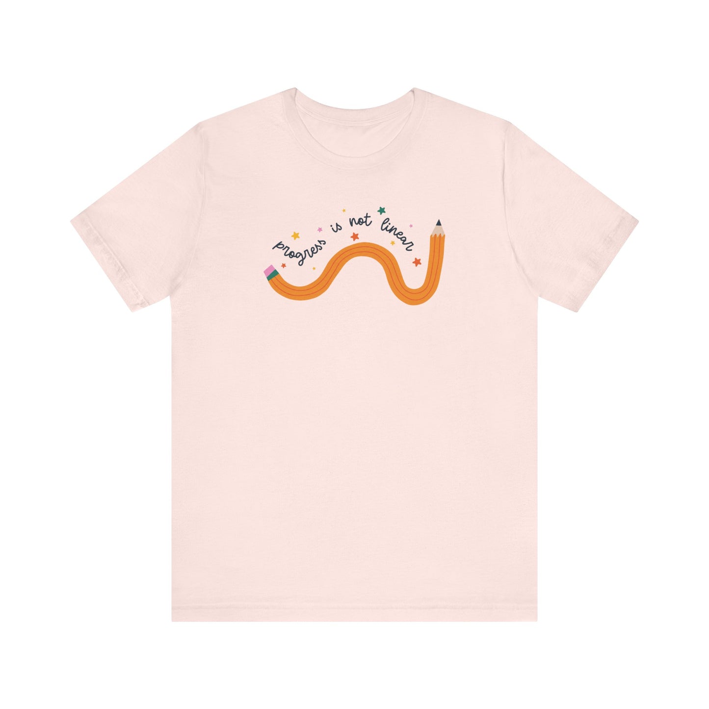 "Progress is Not Linear" Teacher T-shirt