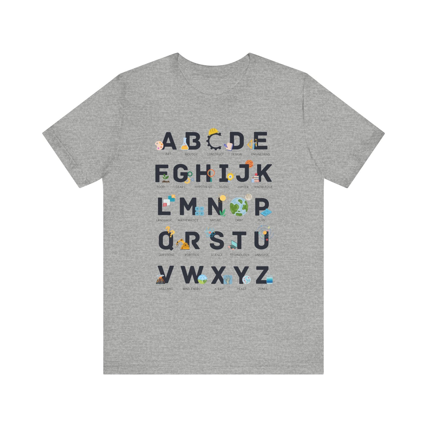 "STEAM Alphabet" Science Teacher T-shirt