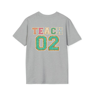 "Varsity Teach Second Grade" Teacher T-shirt