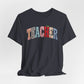 "Faux Teacher Patch" Teacher T-shirt