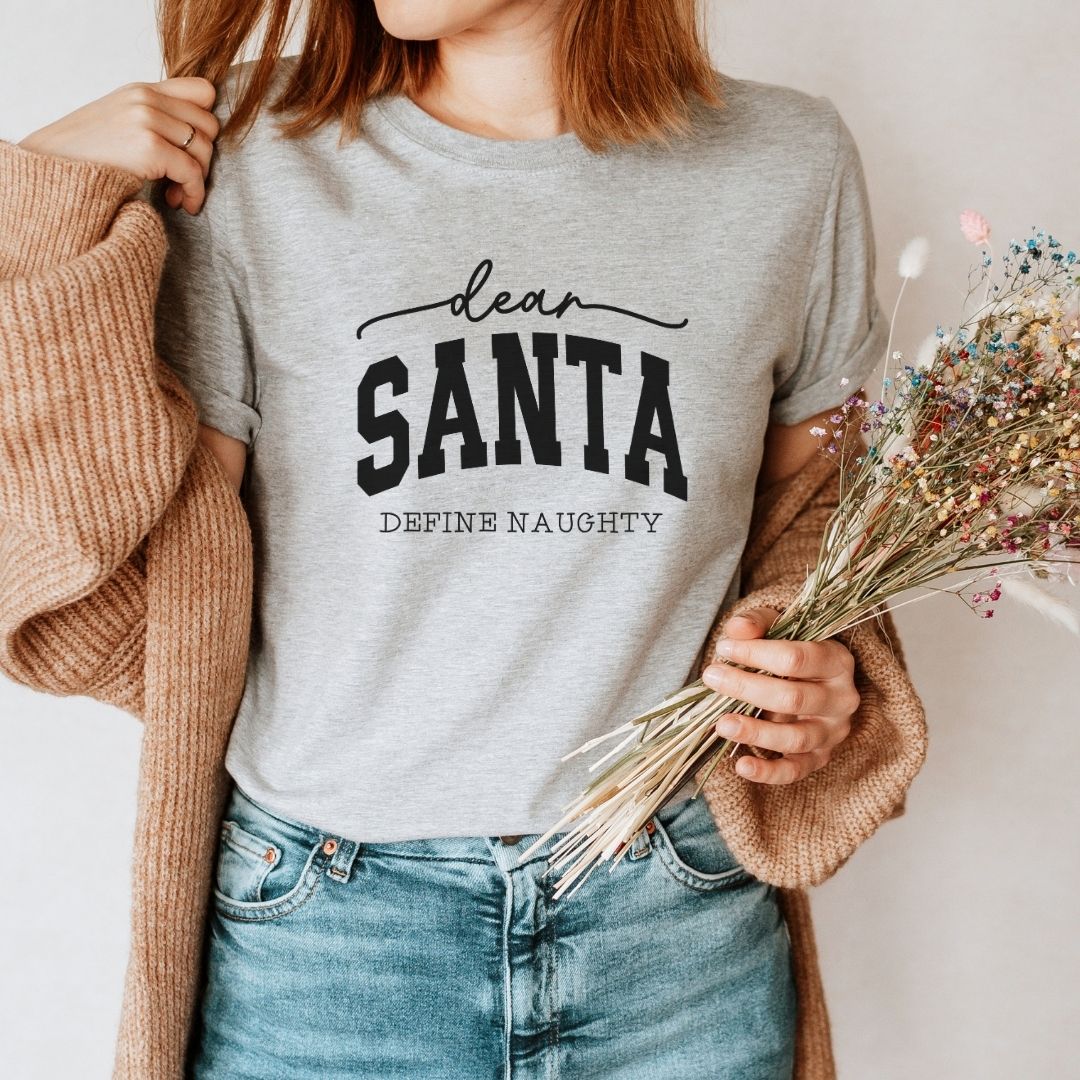 Santa Define Naughty T-Shirt Santa Define Naughty T-Shirt