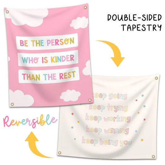 'Kinder Person' Hanging Tapestry