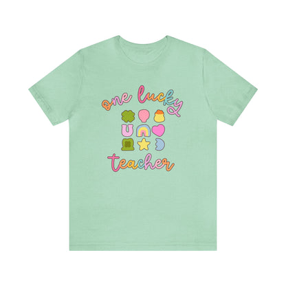 "One Lucky Teacher" St. Patrick's Day Teacher T-shirt