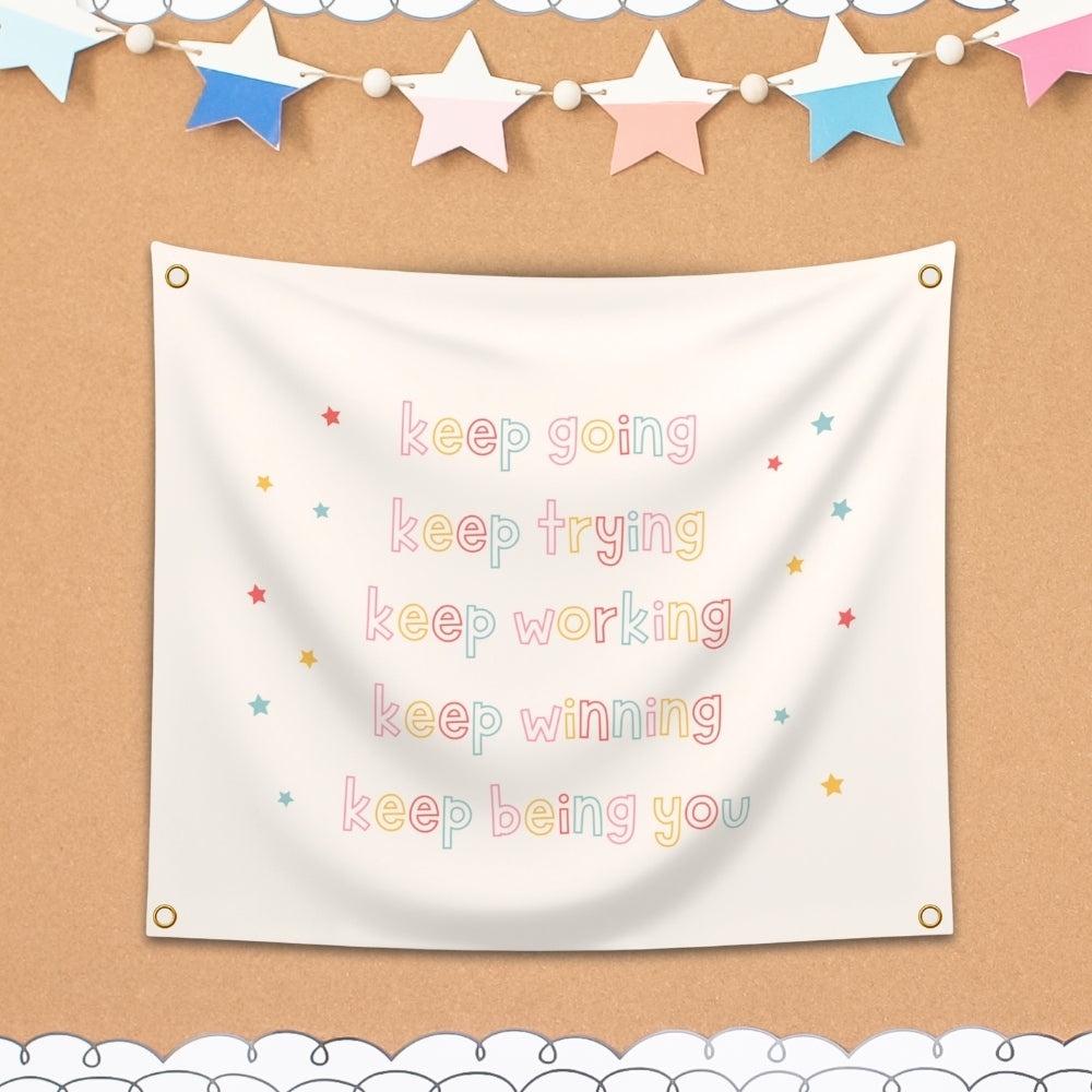 'Kinder Person' Hanging Tapestry