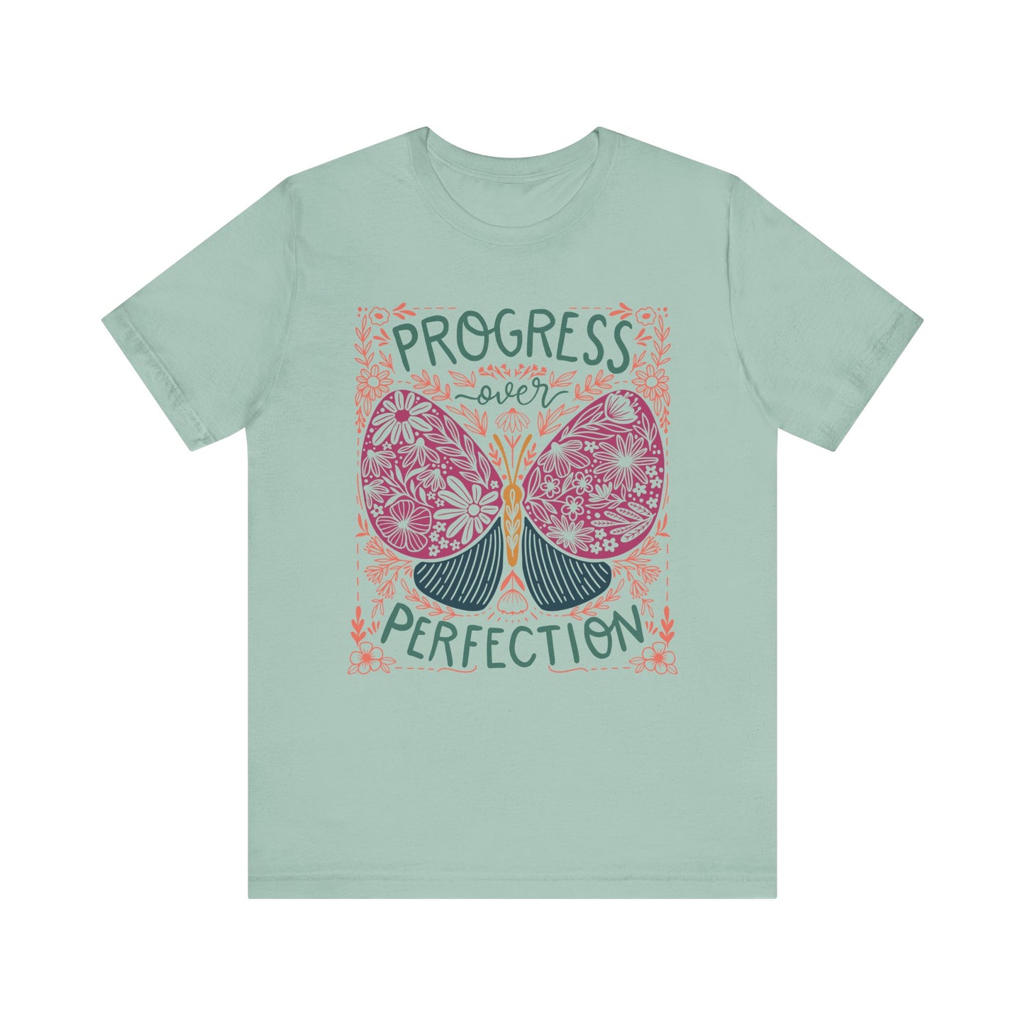 "Progress Over Perfection" Teacher T-shirt
