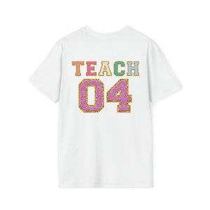 "Varsity Teach Fourth Grade" Teacher T-shirt