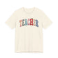 "Faux Teacher Patch" Teacher T-shirt